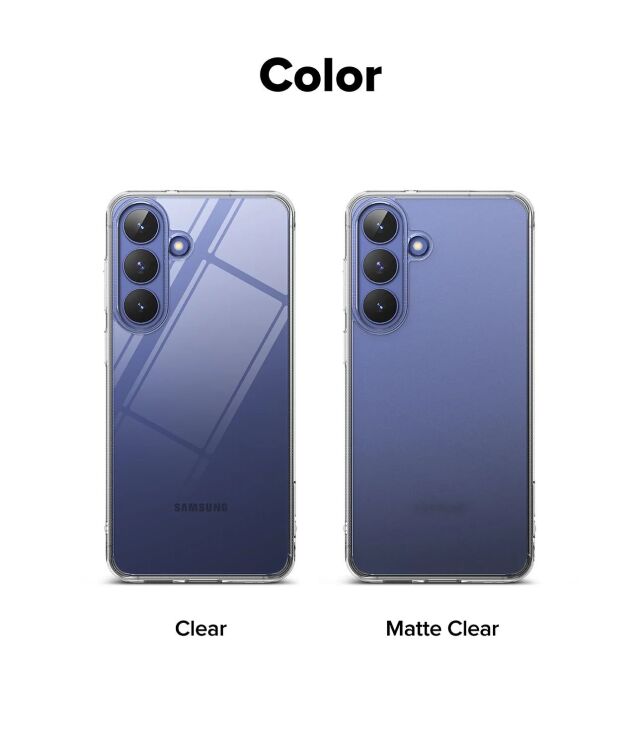 Защитный чехол Ringke Fusion для Samsung Galaxy S26 FE (8800380463653) - Matte Clear: фото 13 из 14