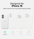 Захисний чохол Ringke Fusion Magnetic для Apple iPhone 16 (8800274960435) - Clear (366436C). Фото 6 з 16