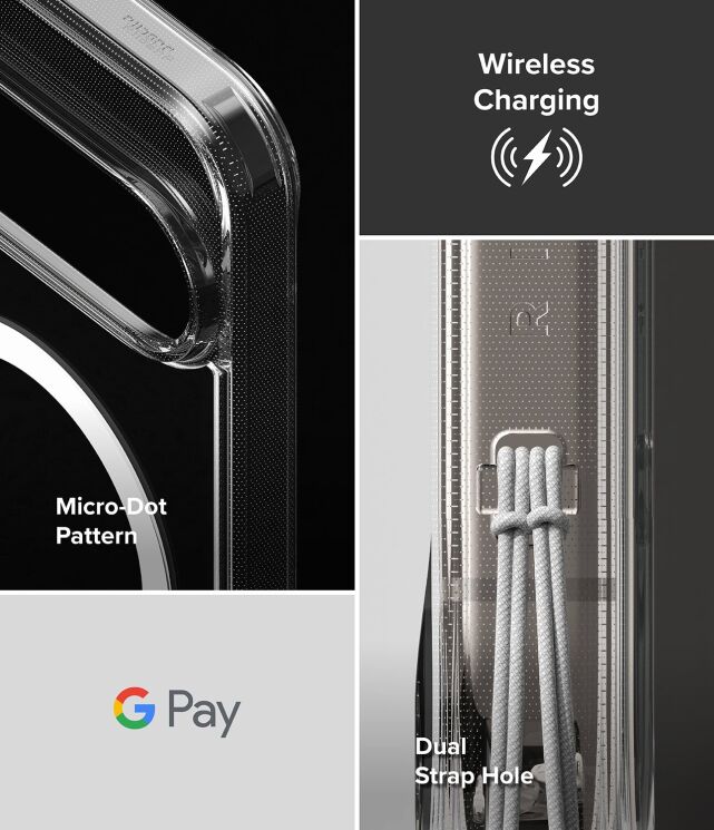 Захисний чохол Ringke Fusion Magnetic для Google Pixel 10 Pro XL - Clear: фото 15 з 18