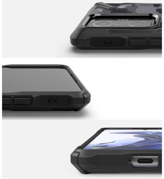 Защитный чехол RINGKE Fusion X для Xiaomi 11T / 11T Pro - Camo Black: фото 4 из 10
