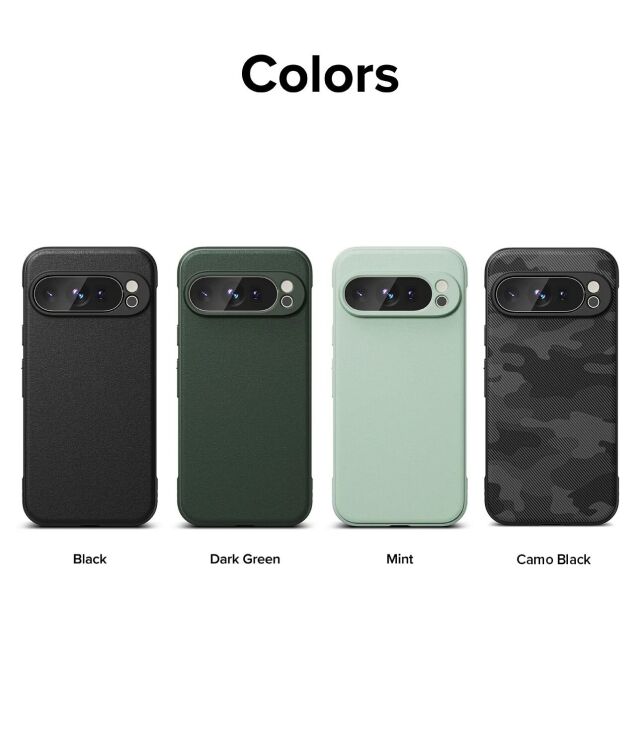Защитный чехол Ringke Onyx Design для Google Pixel 9 Pro (8809961789175) - Camo Black: фото 14 из 15