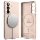 Защитный чехол Ringke Silicone Magnetic для Samsung Galaxy S26 (S942) 8800328815766 - Pink Sand (407207P). Фото 1 из 18