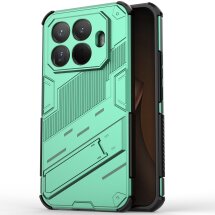 Захисний чохол з підставкою Deexe Bibercas для Xiaomi 15T Pro - Green: фото 1 з 6