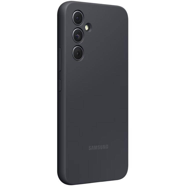 Захисний чохол Silicone Case для Samsung Galaxy A54 (A546) EF-PA546TBEGRU - Black: фото 3 з 6