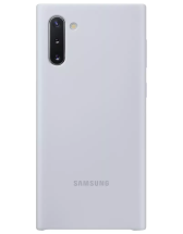 Захисний чохол Silicone Cover для Samsung Galaxy Note 10 (N970) EF-PN970TSEGRU - Silver: фото 1 з 5