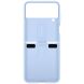 Защитный чехол Silicone Cover with Ring для Samsung Galaxy Flip 4 (EF-PF721TLEGUA) - Arctic Blue (302241L). Фото 6 из 6