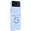 Защитный чехол Silicone Cover with Ring для Samsung Galaxy Flip 4 (EF-PF721TLEGUA) - Arctic Blue (302241L)