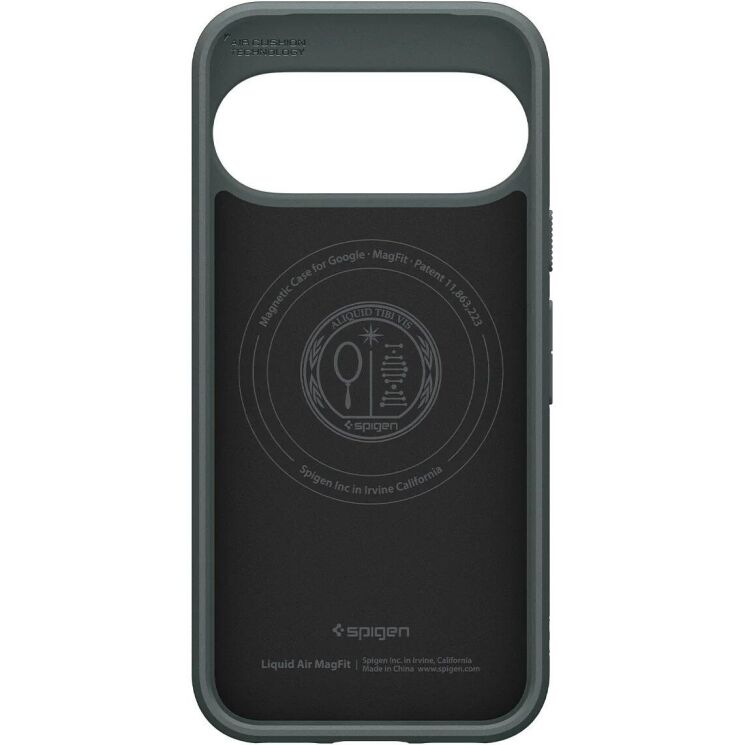 Захисний чохол Spigen Liquid Air (MagFit) для Google Pixel 11 Pro XL (ACS11863) - Abyss Green: фото 3 з 12