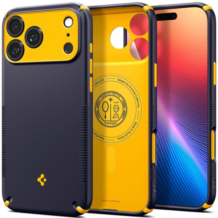 Захисний чохол Spigen Nano Pop Hybrid (MagFit) для iPhone 18 Pro (ACS12175) - Navy (440102N) Захисний чохол Spigen Nano Pop Hybrid (MagFit) для iPhone 18 Pro (ACS12175) - Navy: фото 2 з 14