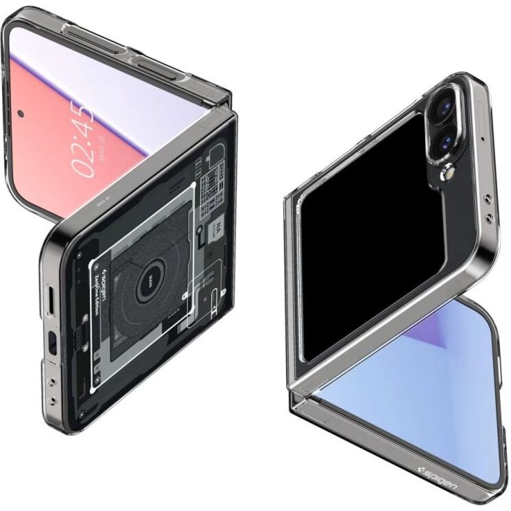 Защитный чехол Spigen (SGP) AirSkin Zero One для Samsung Galaxy Flip 6 - Black: фото 1 из 12