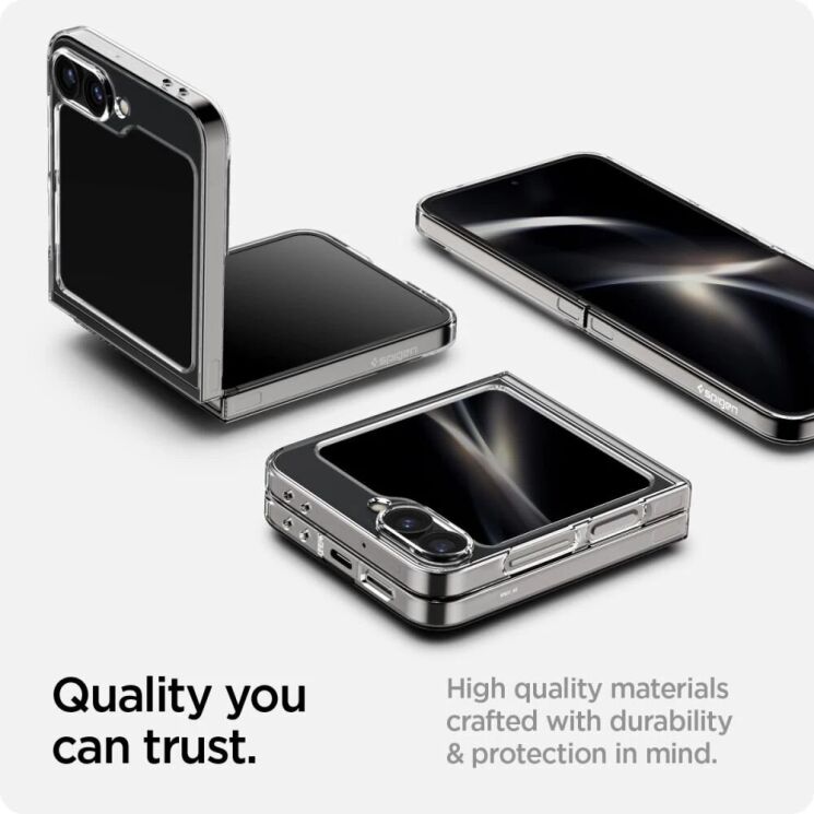Защитный чехол Spigen (SGP) AirSkin Zero One для Samsung Galaxy Flip 6 - Black: фото 11 из 12