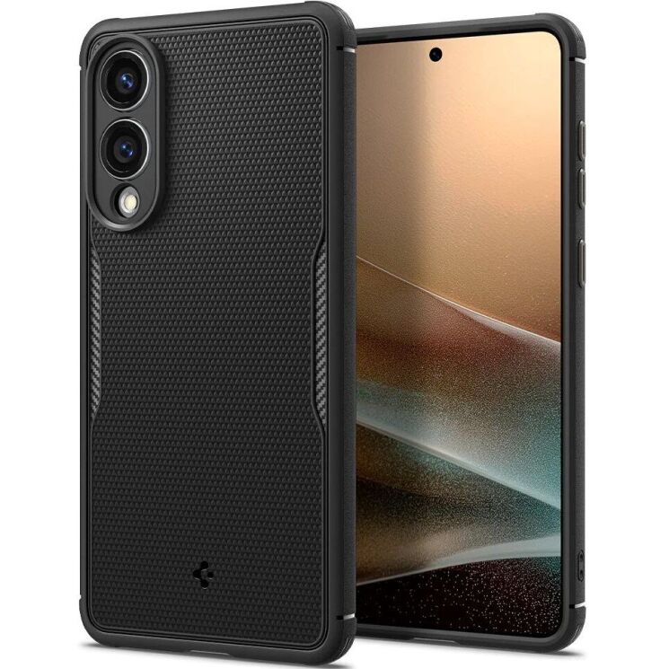 Защитный чехол Spigen (SGP) Core Armor (MagFit) для Samsung Galaxy S25 Edge (S937) ACS09406 - Matte Black: фото 1 из 11