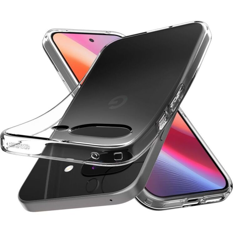 Защитный чехол Spigen (SGP) Crystal Flex для Google Pixel 9a (ACS09049) - Crystal Clear: фото 4 из 10