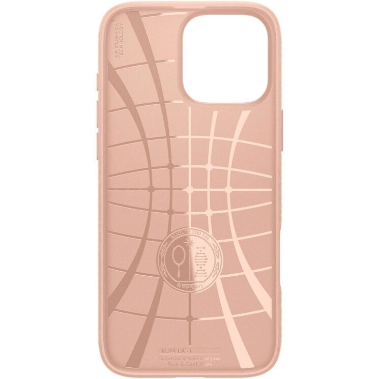 Захисний чохол Spigen (SGP) Liquid Air для Apple iPhone 16 Pro Max (ACS08687) - Rose Titanium: фото 3 з 16