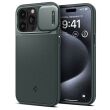 Защитный чехол Spigen (SGP) Optik Armor (MagFit) для Apple iPhone 15 Pro - Abyss Green (339506G)
