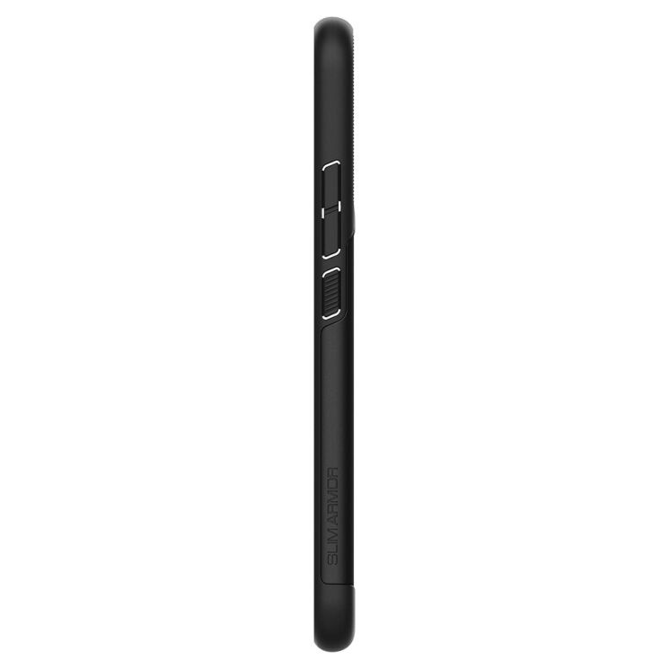 Захисний чохол Spigen (SGP) Slim Armor для Samsung Galaxy S22 (S901) - Black: фото 7 з 8