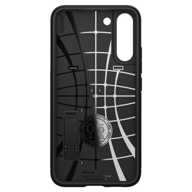 Захисний чохол Spigen (SGP) Slim Armor для Samsung Galaxy S22 (S901) - Black: фото 6 з 8