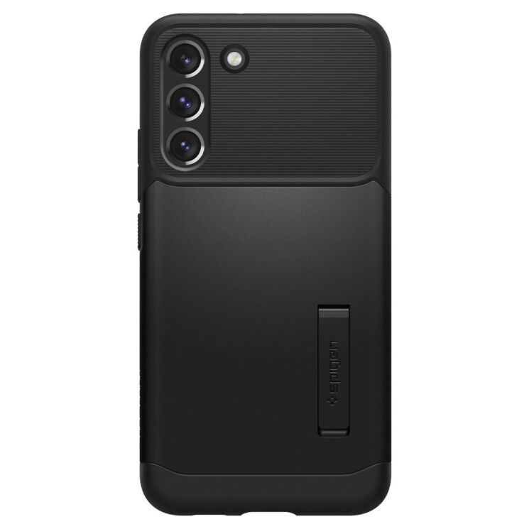 Захисний чохол Spigen (SGP) Slim Armor для Samsung Galaxy S22 (S901) - Black: фото 4 з 8