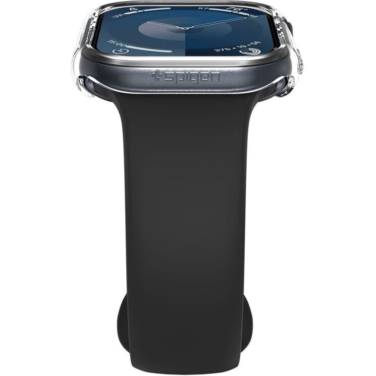 Защитный чехол Spigen (SGP) Thin Fit (FW) для Apple Watch 10 46 mm (ACS08602) - Crystal Clear: фото 7 из 16