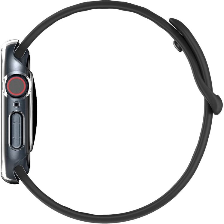 Защитный чехол Spigen (SGP) Thin Fit (FW) для Apple Watch 10 46 mm (ACS08602) - Crystal Clear: фото 9 из 16