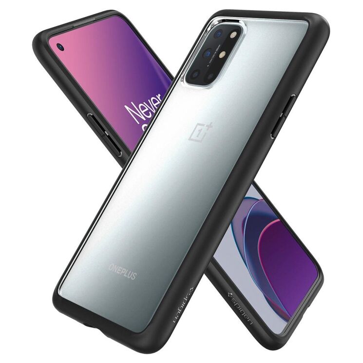 Защитный чехол Spigen (SGP) Ultra Hybrid для OnePlus 8T - Matte Black: фото 5 из 7