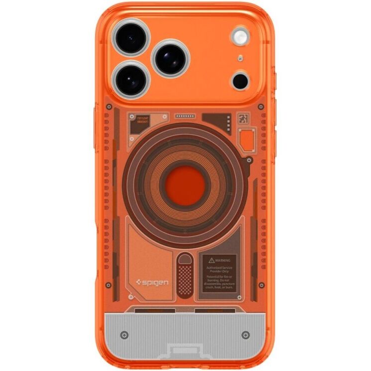 Защитный чехол Spigen Ultra Hybrid C-One (MagFit) для iPhone 18 Pro Max / 17 Pro Max (ACS11984) - Tangerine (440309O) Защитный чехол Spigen Ultra Hybrid C-One (MagFit) для iPhone 18 Pro Max / 17 Pro Max (ACS11984) - Tangerine: фото 3 из 15