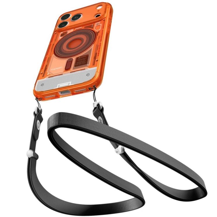 Защитный чехол Spigen Ultra Hybrid C-One (MagFit) для iPhone 18 Pro Max / 17 Pro Max (ACS11984) - Tangerine (440309O) Защитный чехол Spigen Ultra Hybrid C-One (MagFit) для iPhone 18 Pro Max / 17 Pro Max (ACS11984) - Tangerine: фото 7 из 15