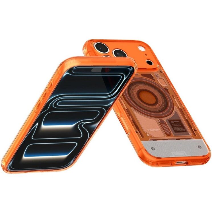 Защитный чехол Spigen Ultra Hybrid C-One (MagFit) для iPhone 18 Pro Max / 17 Pro Max (ACS11984) - Tangerine (440309O) Защитный чехол Spigen Ultra Hybrid C-One (MagFit) для iPhone 18 Pro Max / 17 Pro Max (ACS11984) - Tangerine: фото 5 из 15