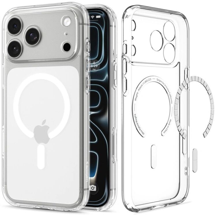Захисний чохол Spigen Ultra Hybrid MagSafe для iPhone 18 Pro (ACS12155) - Clear (440111C) Захисний чохол Spigen Ultra Hybrid MagSafe для iPhone 18 Pro (ACS12155) - Clear: фото 2 з 13