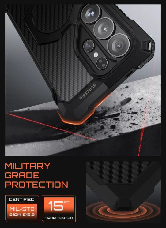 Защитный чехол Supcase UB Grip Aramid MagSafe для Samsung Galaxy S26 Ultra (S948) 843439160712 - Aramid: фото 5 из 7
