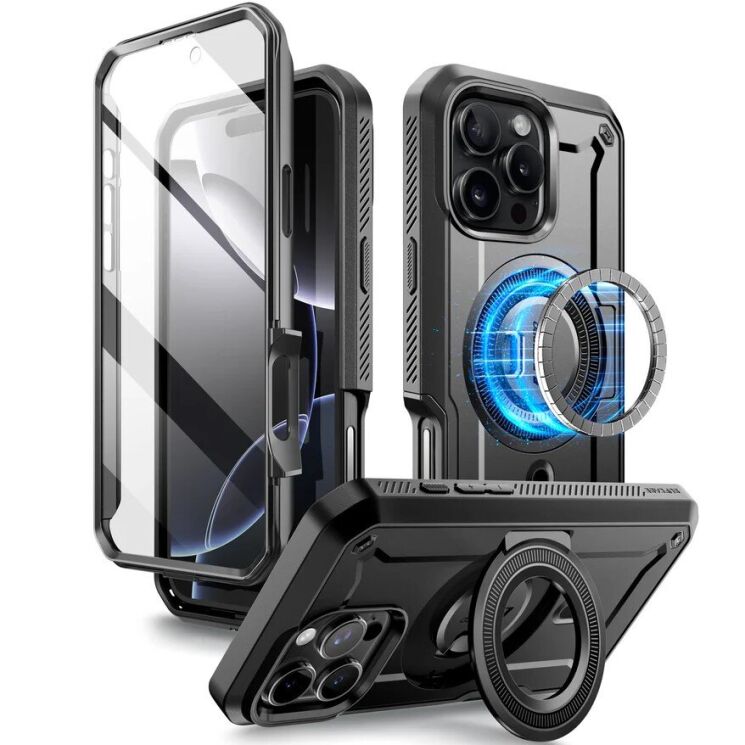 Захисний чохол Supcase UB Pro MagSafe для Apple iPhone 16 Pro (843439150454) - Black: фото 3 з 13