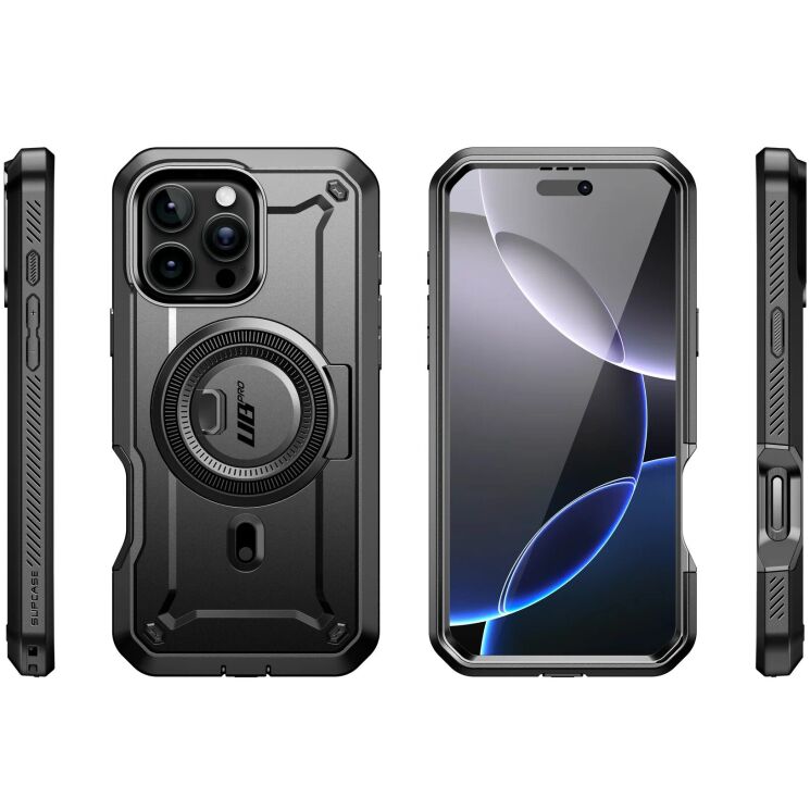 Захисний чохол Supcase UB Pro MagSafe для Apple iPhone 16 Pro (843439150454) - Black: фото 6 з 13