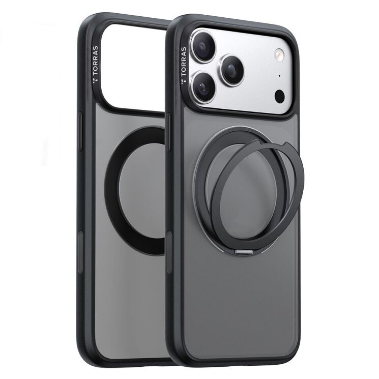 Захисний чохол TORRAS Ostand O1 Guardian (with MagSafe) для Apple iPhone 18 Pro - Black (423612B) Захисний чохол TORRAS Ostand O1 Guardian (with MagSafe) для Apple iPhone 18 Pro - Black: фото 1 з 6