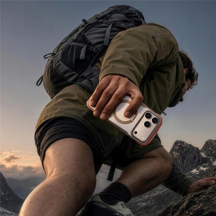 Захисний чохол TORRAS Ostand Q3 Air Pro with MagSafe для Apple iPhone 17 Pro - Gravel Dust (403300H) Захисний чохол TORRAS Ostand Q3 Air Pro with MagSafe для Apple iPhone 17 Pro - Gravel Dust: фото 7 з 11