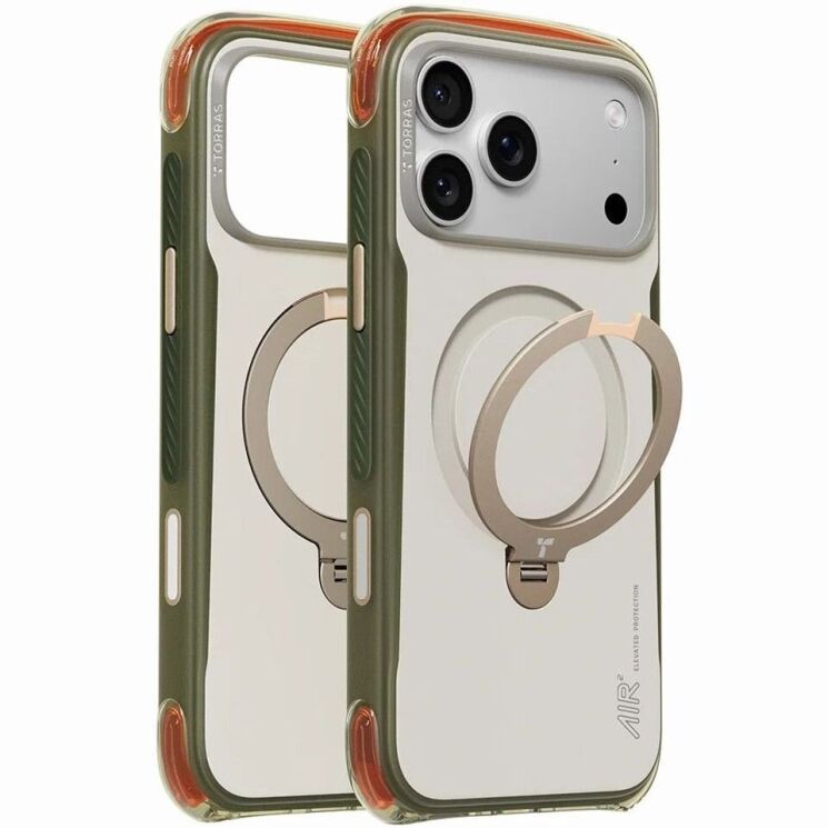 Захисний чохол TORRAS Ostand Q3 Air Pro with MagSafe для Apple iPhone 17 Pro - Alpine Marble (403300AM) Захисний чохол TORRAS Ostand Q3 Air Pro with MagSafe для Apple iPhone 17 Pro - Alpine Marble: фото 1 з 12