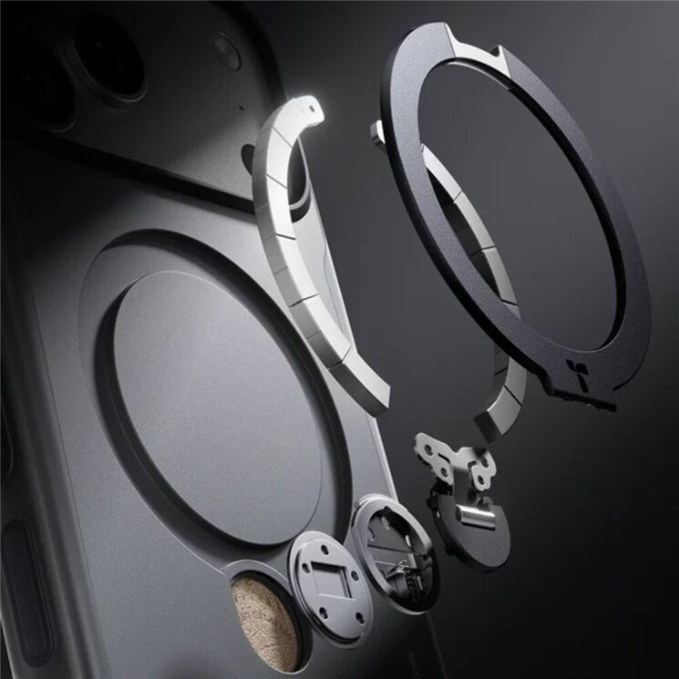 Захисний чохол TORRAS Ostand Q3 Air Pro with MagSafe для Apple iPhone 17 Pro - Gravel Dust (403300H) Захисний чохол TORRAS Ostand Q3 Air Pro with MagSafe для Apple iPhone 17 Pro - Gravel Dust: фото 11 з 11