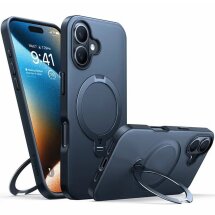Защитный чехол TORRAS Ostand Q3 Spin (with MagSafe) для iPhone 16 - Black: фото 1 из 7