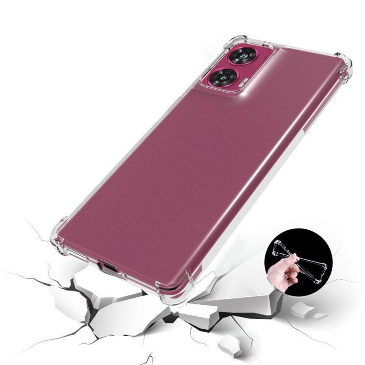 Защитный чехол UniCase AirBag для Motorola Edge 50 Fusion - Transparent: фото 3 из 4