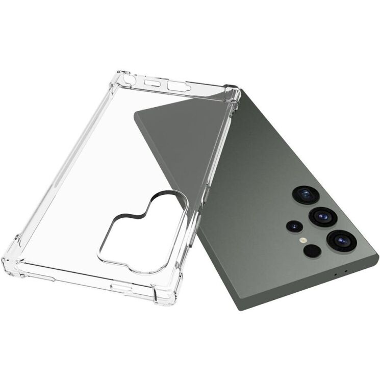 Защитный чехол UniCase AirBag для Samsung Galaxy S24 Ultra - Transparent: фото 4 из 5