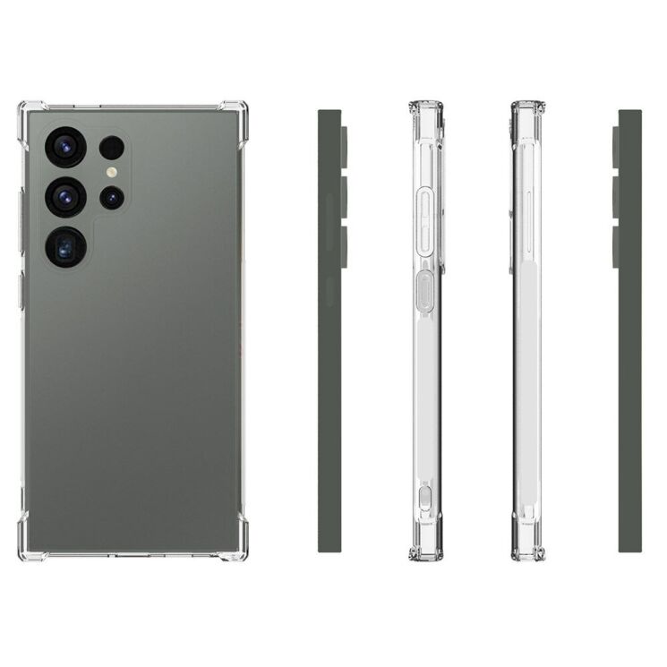 Защитный чехол UniCase AirBag для Samsung Galaxy S24 Ultra - Transparent: фото 5 из 5