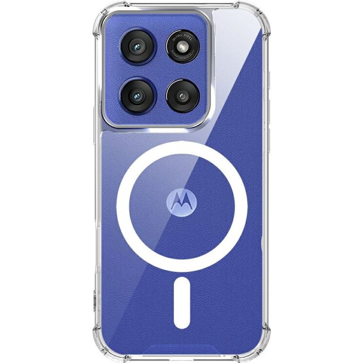 Захисний чохол UniCase AirBag Flow MagSafe для Motorola Edge 70 - Transparent: фото 2 з 14