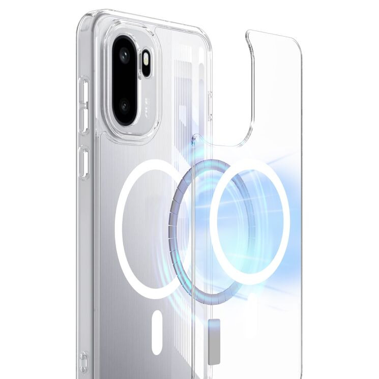Защитный чехол UniCase AirBag MagSafe для OnePlus 15R / Ace 6 / Ace 6T - Clear: фото 3 из 7