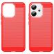 Захисний чохол UniCase Carbon для OPPO Reno 14 5G - Red (388414R). Фото 2 з 10