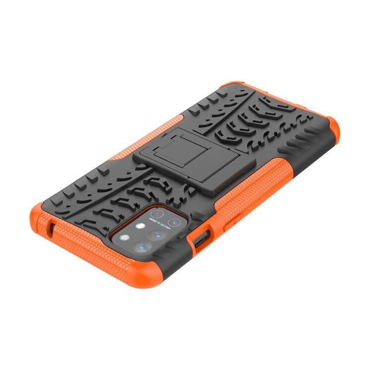 Защитный чехол UniCase Hybrid X для OnePlus 9R / OnePlus 8T - Orange: фото 6 из 9