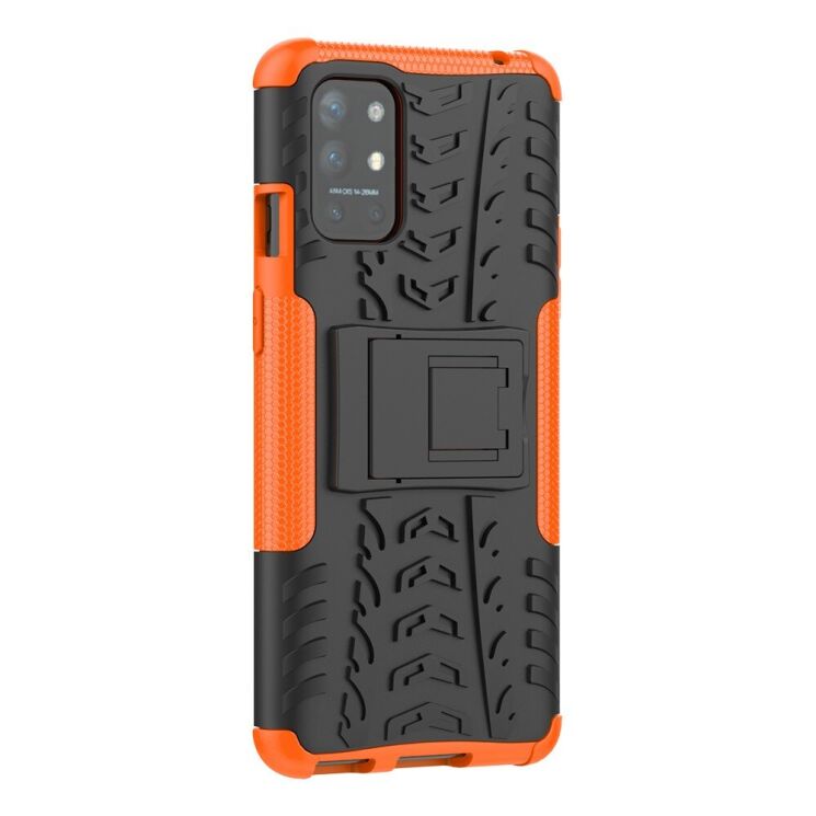 Защитный чехол UniCase Hybrid X для OnePlus 9R / OnePlus 8T - Orange: фото 7 из 9