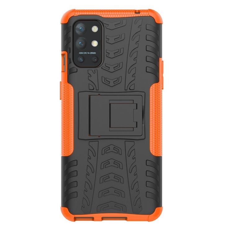 Защитный чехол UniCase Hybrid X для OnePlus 9R / OnePlus 8T - Orange: фото 4 из 9