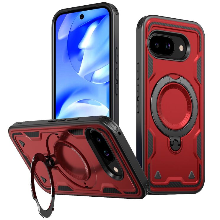 Защитный чехол UniCase Lander Armor для Google Pixel 9a - Red: фото 1 из 6