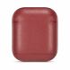 Защитный чехол UniCase Leather Cover для Apple AirPods 1 / 2 - Wine Red (247303WR). Фото 5 из 14