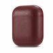 Защитный чехол UniCase Leather Cover для Apple AirPods 1 / 2 - Wine Red (247303WR). Фото 3 из 14