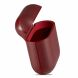 Защитный чехол UniCase Leather Cover для Apple AirPods 1 / 2 - Wine Red (247303WR). Фото 9 из 14